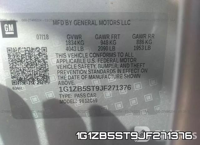 1G1ZB5ST9JF271376 фото 10