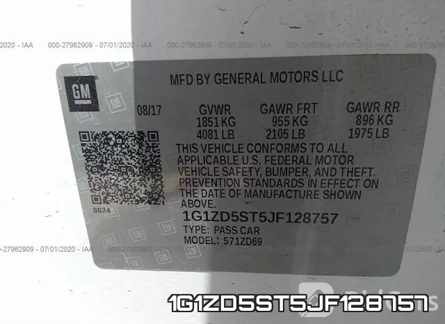 1G1ZD5ST5JF128757 фото 10