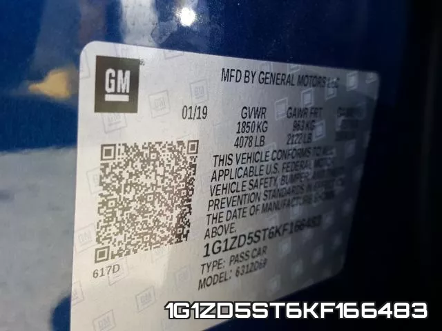 1G1ZD5ST6KF166483 фото 2