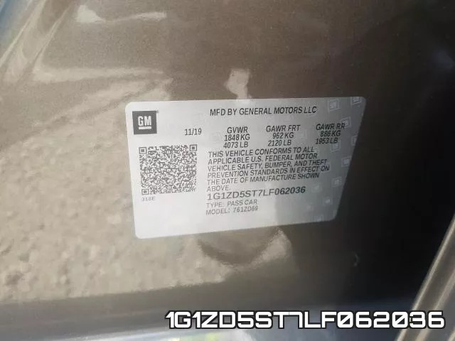 1G1ZD5ST7LF062036 фото 2
