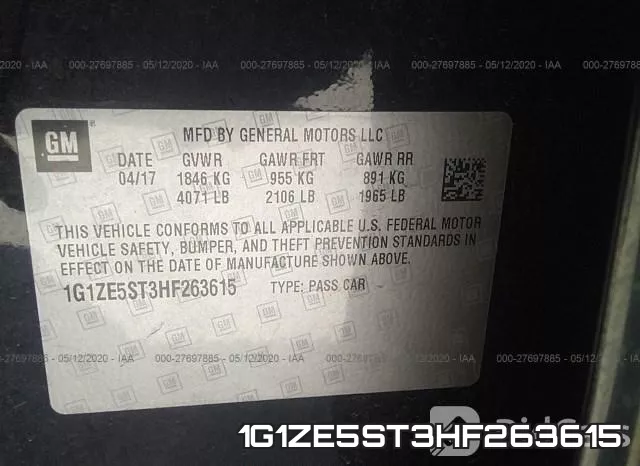 1G1ZE5ST3HF263615 фото 10