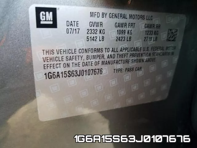 1G6A15S63J0107676 фото 2