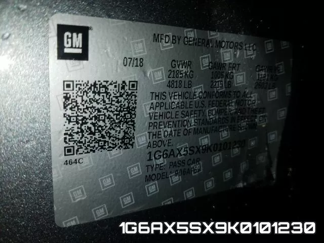 1G6AX5SX9K0101230 фото 2