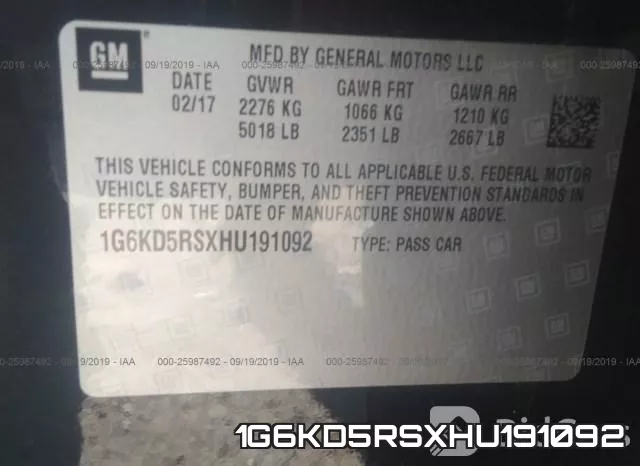1G6KD5RSXHU191092 фото 10