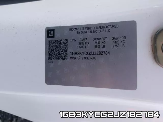 1GB3KYCG2JZ182784 фото 2
