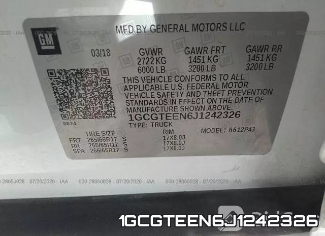 1GCGTEEN6J1242326 фото 10