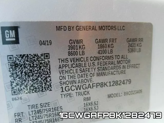 1GCWGAFP8K1282479 фото 2