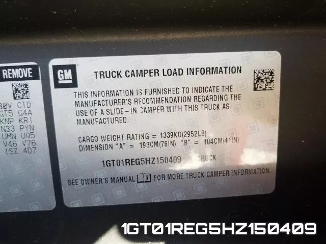 1GT01REG5HZ150409 фото 2