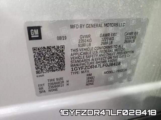 1GYFZDR47LF028418 фото 2