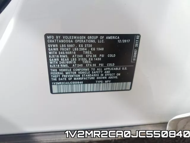 1V2MR2CA0JC550840 фото 2