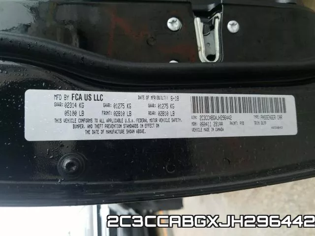 2C3CCABGXJH296442 фото 2