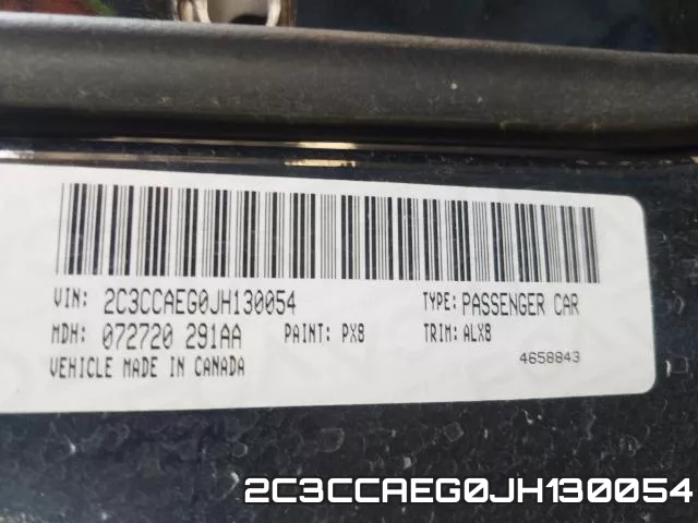 2C3CCAEG0JH130054 фото 2