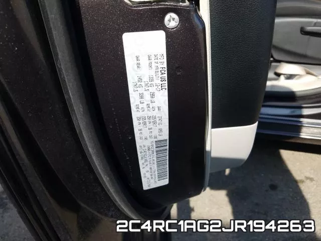 2C4RC1AG2JR194263 фото 2