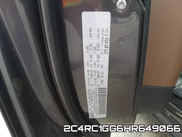 2C4RC1GG6HR649066 фото 2