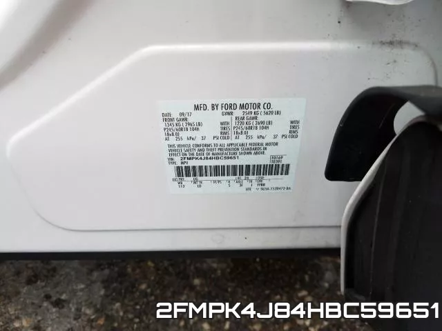 2FMPK4J84HBC59651 фото 2