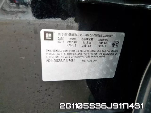 2G1105S36J9117431 фото 2