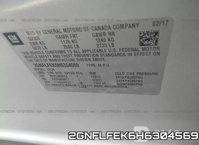 2GNFLFEK6H6304569 фото 10