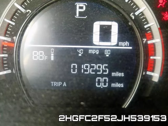 2HGFC2F52JH539153 фото 9