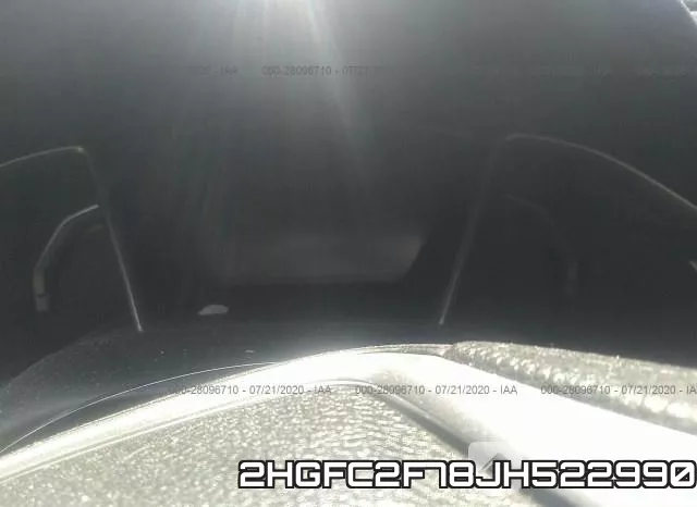 2HGFC2F78JH522990 фото 8