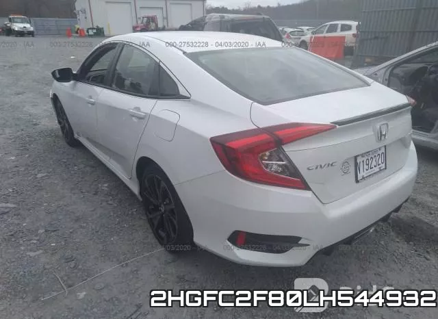 2HGFC2F80LH544932 фото 4