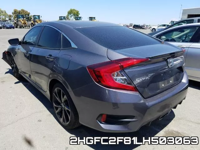 2HGFC2F81LH503063 фото 4