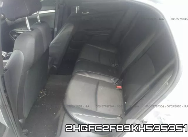 2HGFC2F83KH535351 фото 9