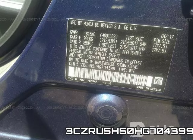3CZRU5H50HG704399 фото 10