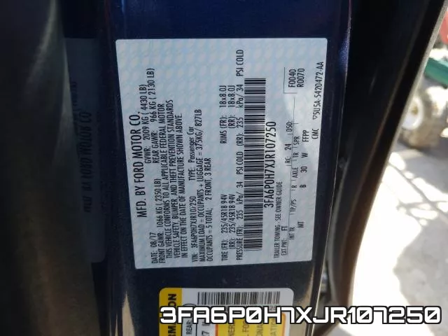 3FA6P0H7XJR107250 фото 2