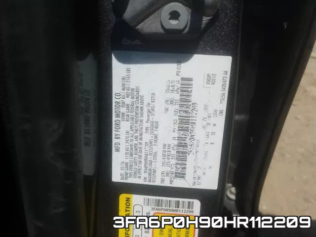 3FA6P0H90HR112209 фото 2