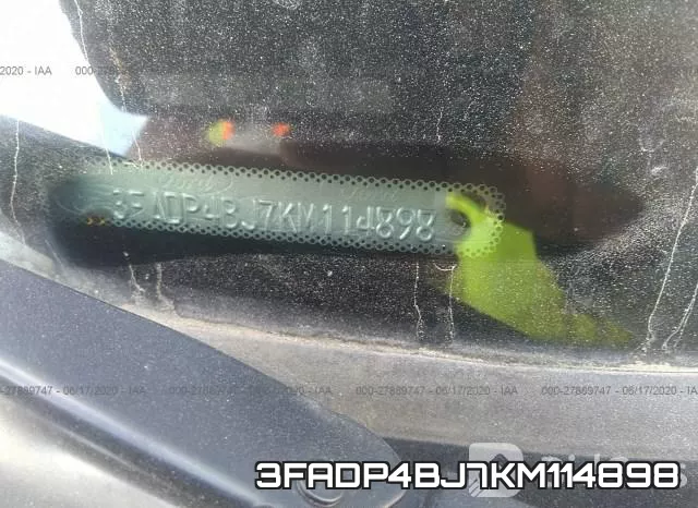 3FADP4BJ7KM114898 фото 10