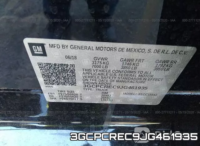 3GCPCREC9JG461935 фото 10
