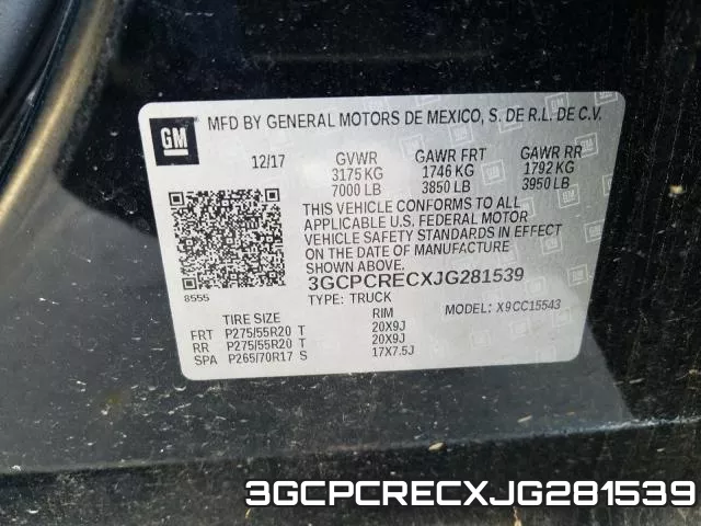 3GCPCRECXJG281539 фото 2