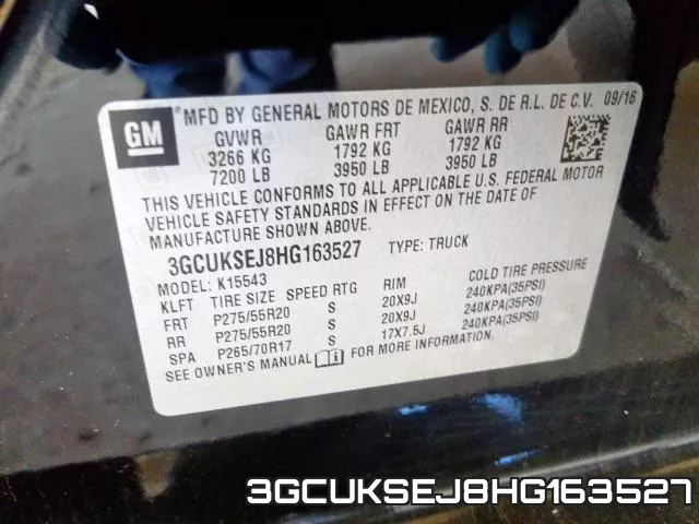 3GCUKSEJ8HG163527 фото 2