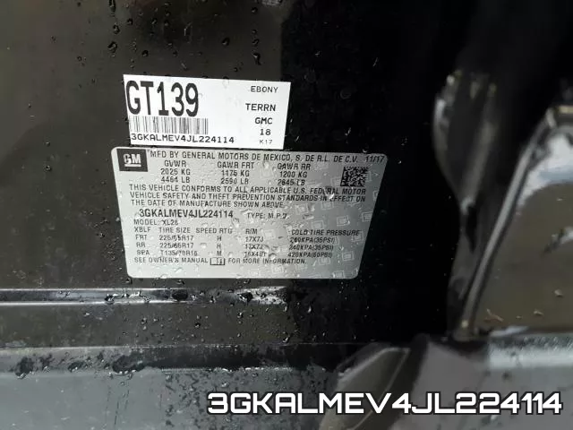 3GKALMEV4JL224114 фото 2
