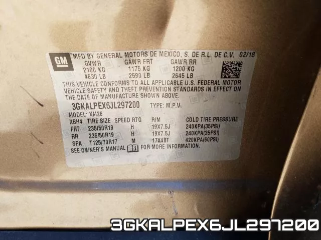 3GKALPEX6JL297200 фото 2
