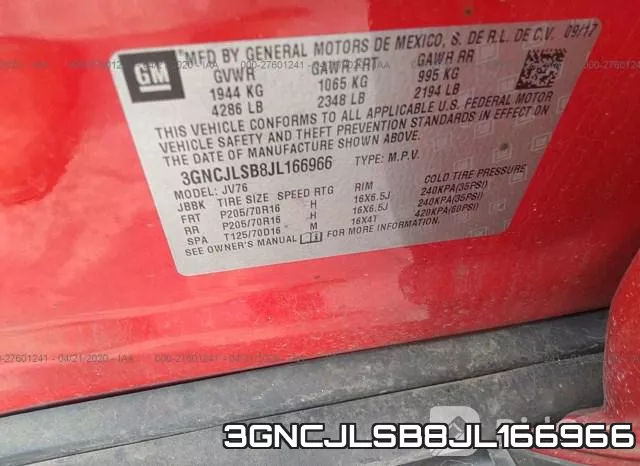 3GNCJLSB8JL166966 фото 10