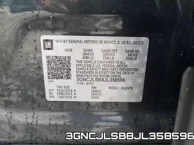 3GNCJLSB8JL358596 фото 2