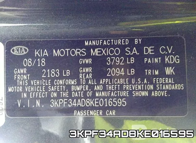 3KPF34AD8KE016595 фото 10