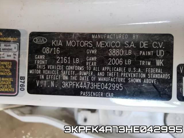 3KPFK4A73HE042995 фото 2