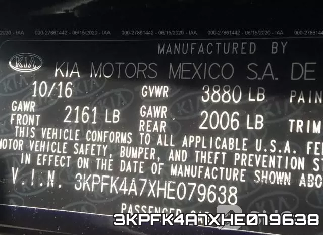 3KPFK4A7XHE079638 фото 10