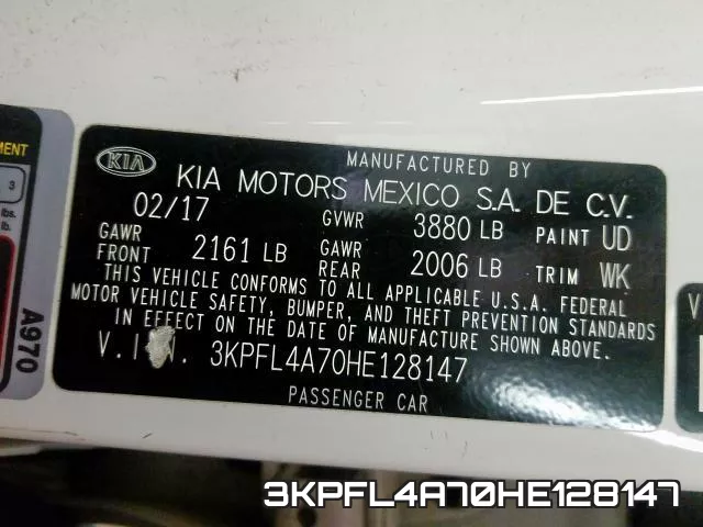 3KPFL4A70HE128147 фото 2