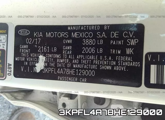 3KPFL4A78HE129000 фото 10
