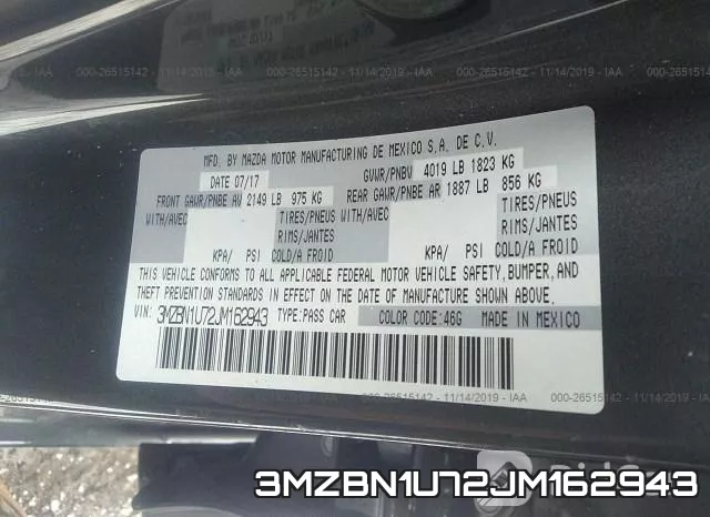 3MZBN1U72JM162943 фото 10