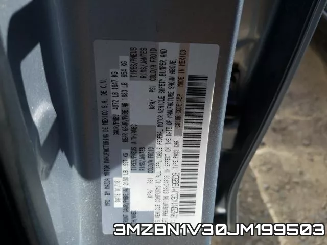3MZBN1V30JM199503 фото 2