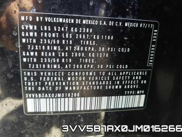 3VV5B7AX0JM016266 фото 2