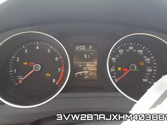 3VW2B7AJXHM403881 фото 9