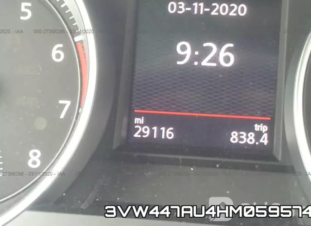 3VW447AU4HM059574 фото 8
