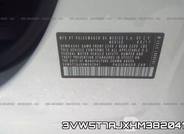 3VW5T7AJXHM382041 фото 10
