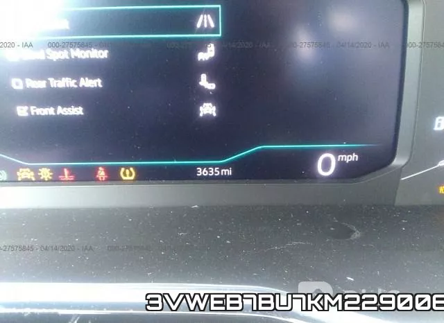 3VWEB7BU7KM229006 фото 8