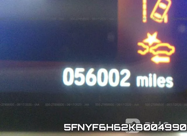5FNYF6H62KB004990 фото 8